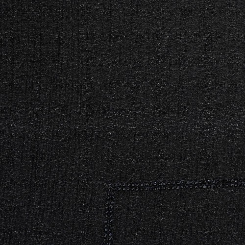 Womens black classic beaded hijab