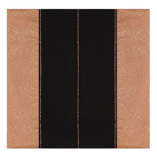 Womens Black and Brown Paneled Hijab