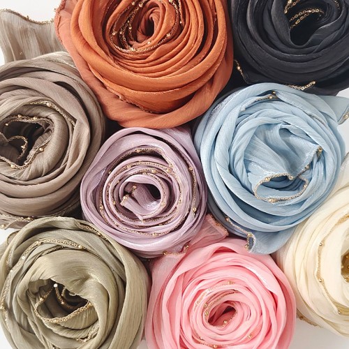 classic style soft  hijab