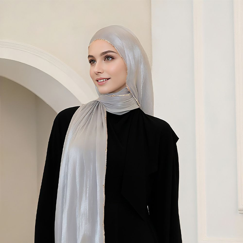 classic style soft  hijab