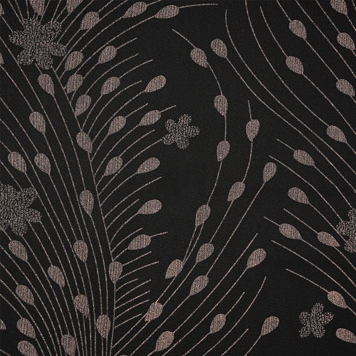 Black chiffon printed hijab