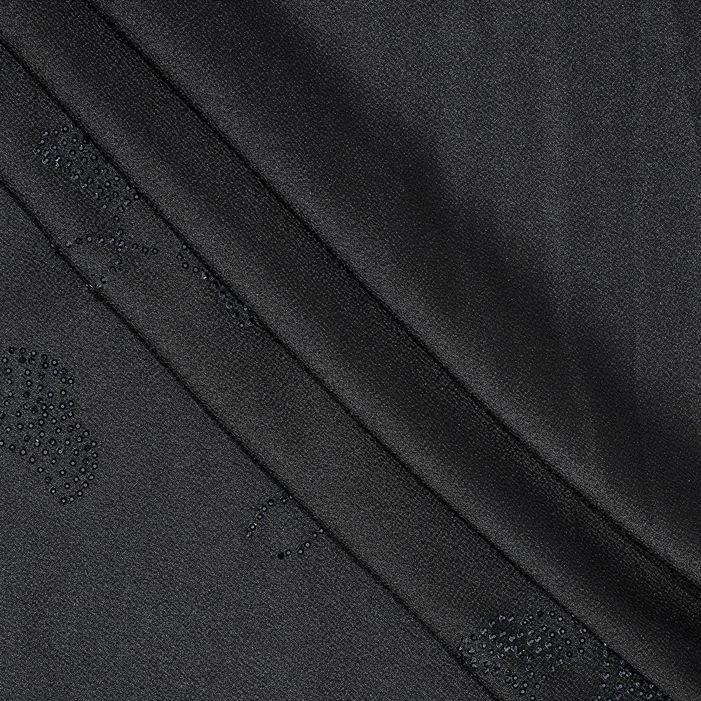 Womens black classic lace hijab