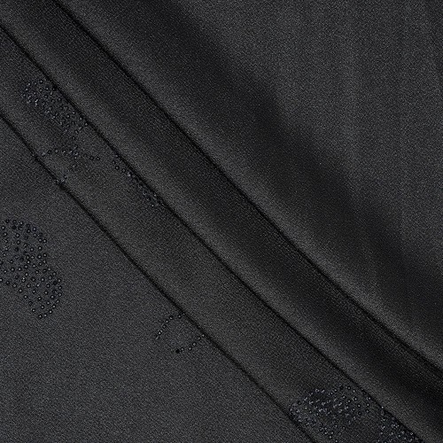 Womens black classic lace hijab